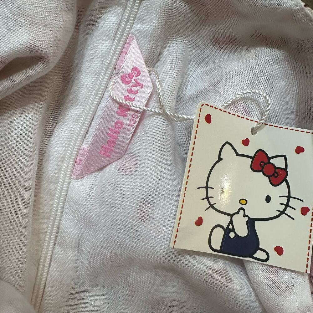 Girls Hello Kitty Apple Dress NEW sz 120 XS Girl's Hello Kitty Dress - Picture 5 of 11